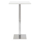 Table de bar design carrée blanche l60 cm jack Table de bar design carrée blanche l60 cm jack