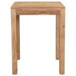 Miliboo - table de bar haute extensible carrée en bois massif l80 - 135 cm balto Miliboo - table de bar haute extensible carrée en bois massif l80 - 135 cm balto