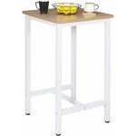 Table de bar woltu, table de cuisine carré 60x60x102cm en aggloméré et métal, table de bistrot table ... Table de bar woltu, table de cuisine carré 60x60x102cm en aggloméré et métal, table de bistrot table ...