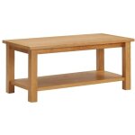 Table basse 90x45x40 cm bois de ch�ne massif vidaxl