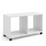 Table basse , blanc, 72x30. 8cm, vicco