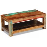 Table basse bois de r�cup�ration massif 90x45x35 cm vidaxl