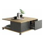 Paris prix - table basse design 'volgan' 70cm chêne Paris prix - table basse design 'volgan' 70cm chêne