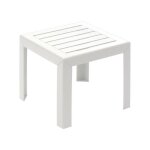 Grosfillex - table basse miami - blanc - 40x40 - r�sine