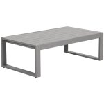 Table basse de jardin en aluminium - taupe - molokai de mylia