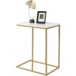Unho - table basse marbre - table d'appoint carre scandinave table de chevet - un atout gain de place ...