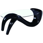 Habitat et jardin - table basse 'maya' - 127 x 65 x 46 cm - noir Habitat et jardin - table basse 'maya' - 127 x 65 x 46 cm - noir