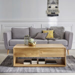 Berah getah - table basse en mindi massif 120 cm