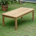 Teck'attitude - table basse rectangulaire en teck massif coffee 120 x 60 cm Teck'attitude - table basse rectangulaire en teck massif coffee 120 x 60 cm