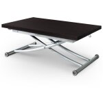 Cotecosy - table basse relevable carrera bois wenge