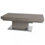 Table basse relevable extensible setup taupe