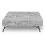 Paris prix - table basse relevable 'lift' 120 - 190cm béton Paris prix - table basse relevable 'lift' 120 - 190cm béton