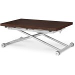 Table basse relevable philadelphia imitation bois wenge Table basse relevable philadelphia imitation bois wenge