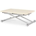 Intensedeco - table basse relevable philadelphia imitation chêne clair Intensedeco - table basse relevable philadelphia imitation chêne clair