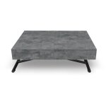 Cotecosy - table basse relevable sundance effet bton