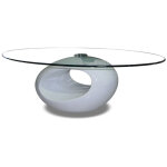 Designetsamaison - table basse de salon blanche - symbiose Designetsamaison - table basse de salon blanche - symbiose