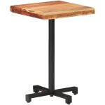 Table de bistro style moderne - table de jardin carr�e 50x50x75 cm bois d'acacia massif vidaxl