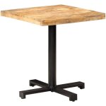 Table bistrot bistrot en bois de mangue carr diffrentes tailles disponibles taille : 70 x 70 x 75 cm ...