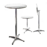 Wiltec table haute de bar sur pied pliable ? 60x60x74 cm ? réglage en hauteur 74 / 114 cm / Ø 60 cm / ... Wiltec table haute de bar sur pied pliable ? 60x60x74 cm ? réglage en hauteur 74 / 114 cm / Ø 60 cm / ...