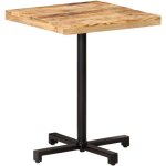 Vidaxl - table de bistro carrée 60x60x75 cm bois de manguier brut Vidaxl - table de bistro carrée 60x60x75 cm bois de manguier brut
