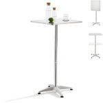 Table de bistrot carr�e j�rpen � hauteur r�glable 75 cm / 115 cm [en. casa]