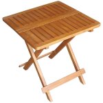 Harms - table de bistrot ext�rieure bois acacia huil� marron jardin balcon terrasse meubles angulaire ...