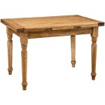 Table en bois massif 120x80 cm table extensible de salle à manger et de cuisine table basse rectangulaire ... Table en bois massif 120x80 cm table extensible de salle à manger et de cuisine table basse rectangulaire ...