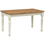 Table en bois massif bureau avec tiroir table de salle à manger et de cuisine table de salon 140x80 cm ... Table en bois massif bureau avec tiroir table de salle à manger et de cuisine table de salon 140x80 cm ...