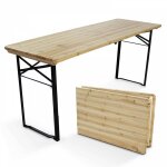 Mob event pro - table de brasserie pliante en bois 180 cm Mob event pro - table de brasserie pliante en bois 180 cm