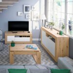 Table � caf� flint, table basse avec plateau relevable, table basse pour le salon, cm 105x55h45 / 56, ...