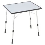 Lafuma mobilier - table de camping pliante - louisiane - panneau particules - gris carbon