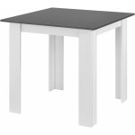 Helloshop26 - table carrée pour 4 personnes salle à manger cuisine salon 80 cm blanc gris Helloshop26 - table carrée pour 4 personnes salle à manger cuisine salon 80 cm blanc gris