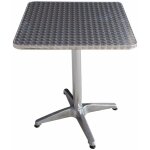 Fraschetti - table carre en alu en aluminium carr 60x60xh70 cm collection de luxe de jardin