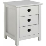 Table de chevet enfant  amori  50cm blanc