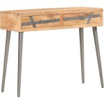 Table console 90 x 30 x 75 cm bois d'acacia massif vidaxl
