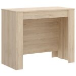 Table console extensible en chêne naturel - longueur 54 - 239 x hauteur 77 x profondeur 90 cm pegane Table console extensible en chêne naturel - longueur 54 - 239 x hauteur 77 x profondeur 90 cm pegane