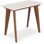 Cotecosy - table console extensible flavie blanc