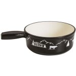 Table et cook - poelon fonte 22cm noir montagne