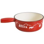 Table et cook - poelon fonte 22cm rouge montagne