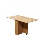 Table de cuisine pliable sur roulettes