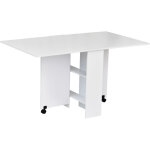 Homcom - table de cuisine salle a manger pliable amovible tres pratique en panneaux de particules Homcom - table de cuisine salle a manger pliable amovible tres pratique en panneaux de particules