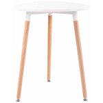 Table de cuisine scandinave scandinave bianco, 60 cm