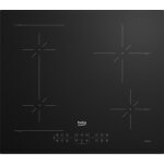 Table de cuisson beko hii64200sfmt noir encastrable 59 cm table de cuisson � induction 4 foyers