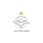 Table de cuisson vitroc�ramique 3 foyers ? commandes tactiles ? design noir �l�gant ? pour cuisine moderne ...