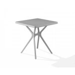 Table design hugo by flow gris clair