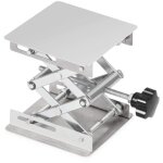 Table �l�vatrice de laboratoire, table de levage plate - forme de laboratoire en acier inoxydable, 100 ...