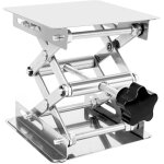 Table �l�vatrice de laboratoire plate - forme de levage de laboratoire en acier inox �l�vateur r�glable ...