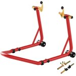 Table �l�vatrice moto - kit de b�quilles avant / arri�re - supporte jusqu'� 544 kg - pour roue arri�re ...