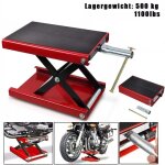 Table �l�vatrice moto professionnel 500kg, pont �l�vateur moto � ciseaux s�curit� renforc�e, l�ve moto ...