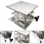 Tables �l�vatrices portables en acier inoxydable pour laboratoire (mini - plateforme �l�vatrice, support, ...